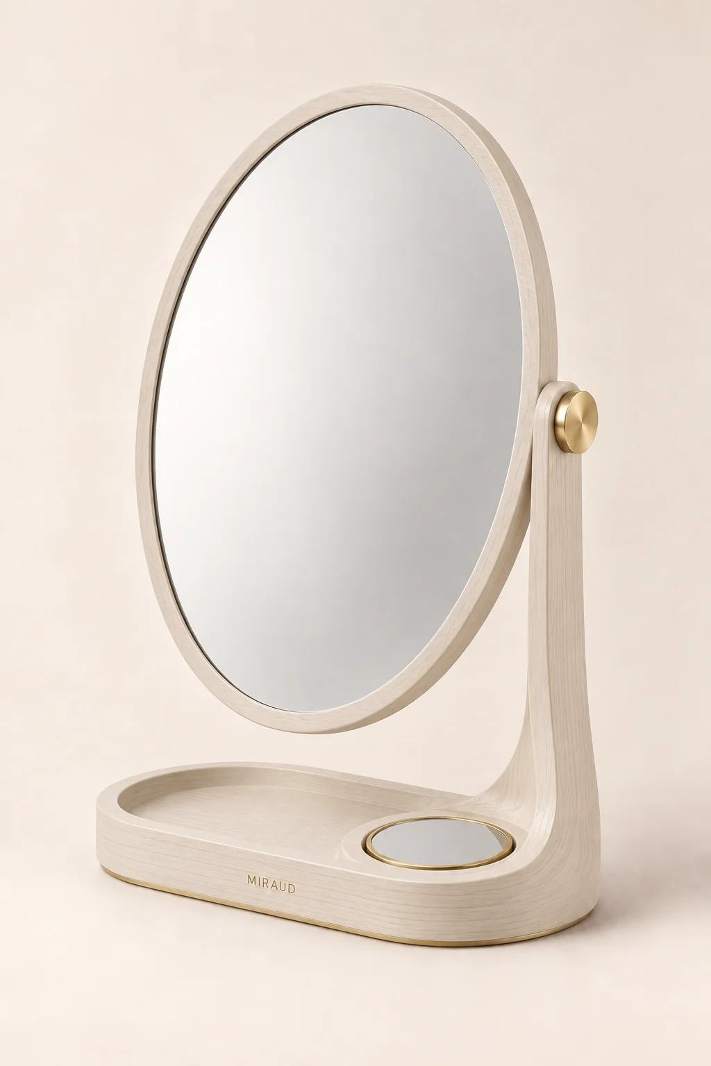 Mirror No. 01 — Soft Ivory, Front view