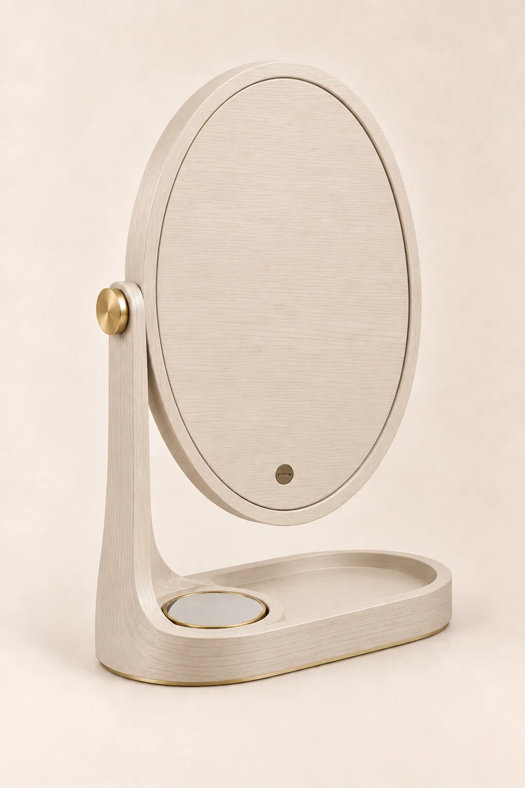 Mirror No. 01 — Soft Ivory, Rear view