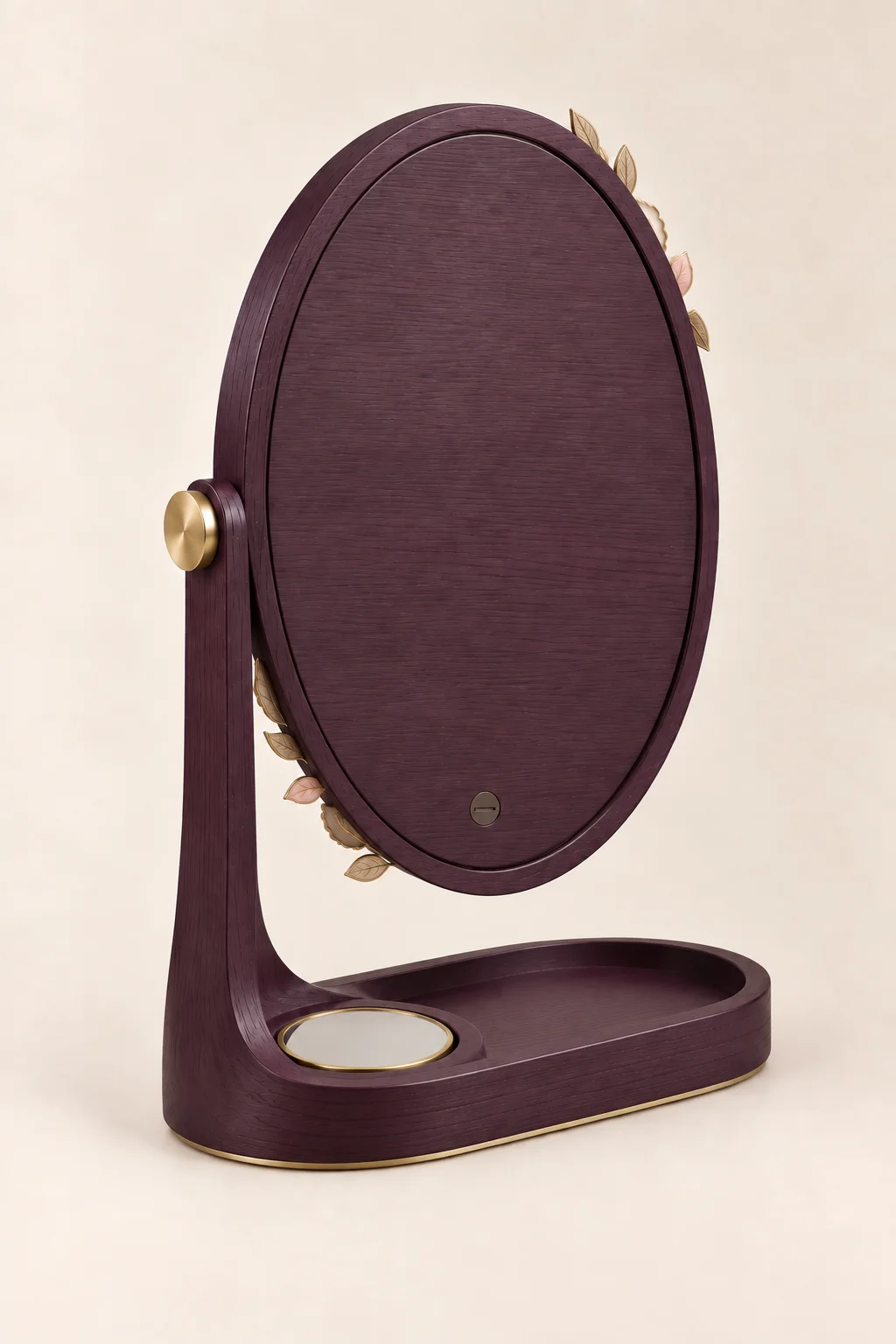Mirror No. 01 — Signature · Aubergine, Rear view